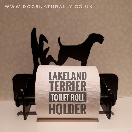 Lakeland Terrier Toilet Roll Holder